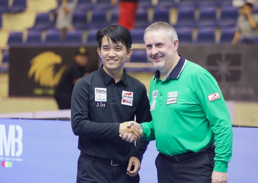 Chiem Hong Thai takes second at HCM City 3-Cushion Carom World Cup